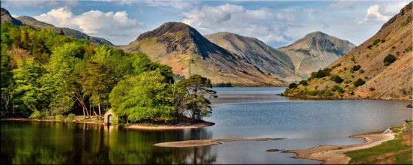 Wast Water Boathouse in Spring - Canvas