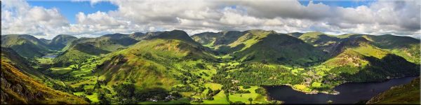 Glenridding Patterdale Panorama - Canvas