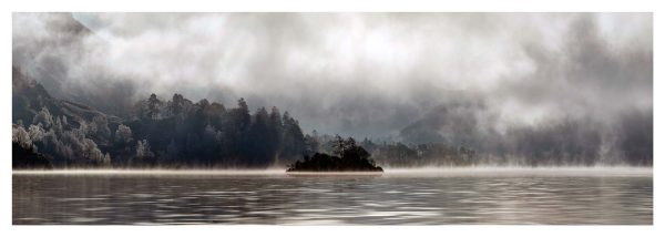 Frosty Misty Morning Ullswater 3-1 - Print