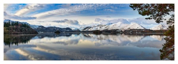 Cat Bells Winter Panorama - Print