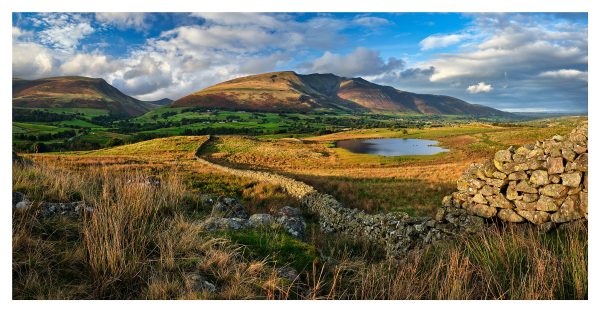 Evening Sun on Tewet Tarn - Print