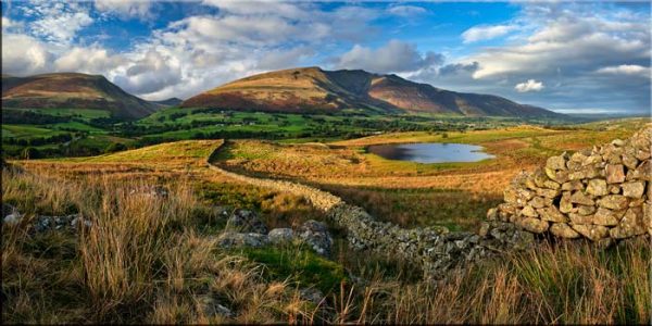 Evening Sun on Tewet Tarn - Canvas
