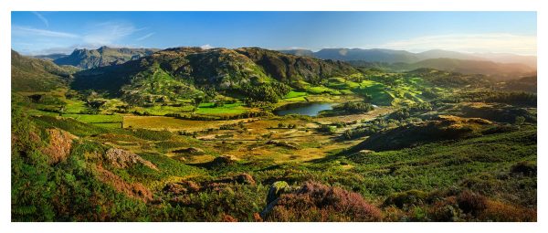 Little Langdale Tarn and Fields - Print