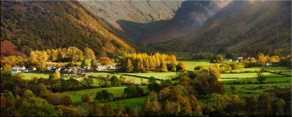 Borrowdale Autumn Sunlight - Canvas