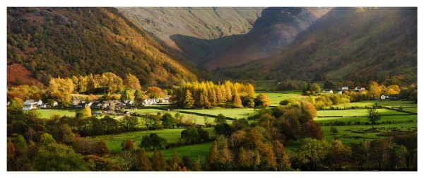 Borrowdale Autumn Sunlight - Print