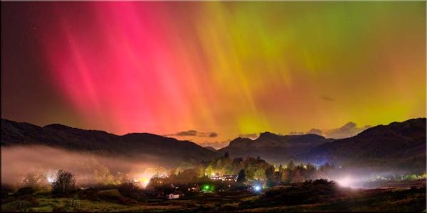 Langdale Northern Lights - Canvas