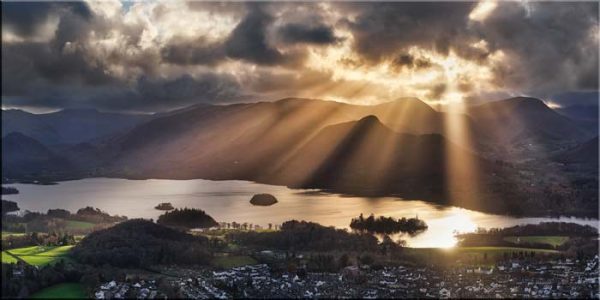 Cat Bells and Sunbeams - Canvas