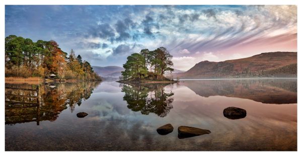 Painterly Skies Over Derwent Water - Print