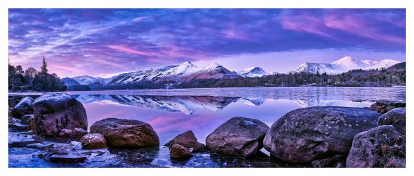 Purple Skies Over Derwent Water - Print