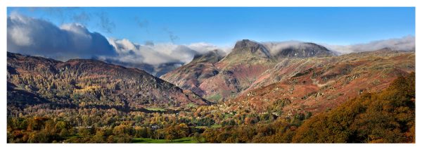 Deep Autumn Colours of Langdale - Print