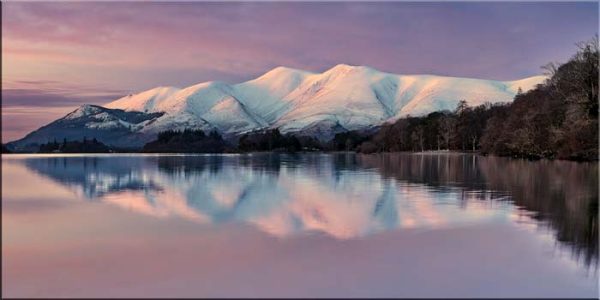 The Purple Peaks - Canvas