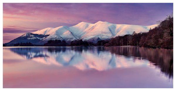 The Purple Peaks Glossy Print