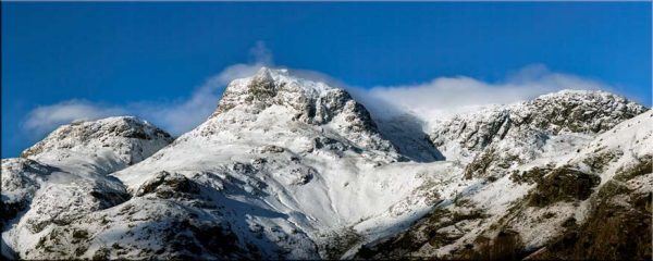 Wintery Langdale Pikes and Pavey Ark - Canvas
