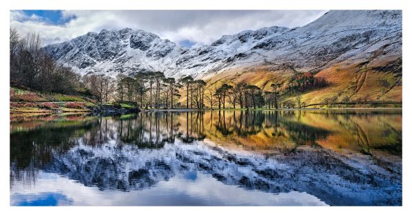 Buttermere Winter Reflections - Print