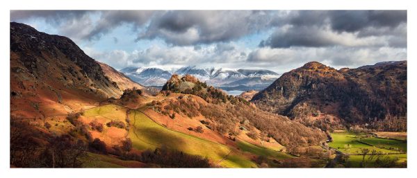 Castle Crag Winter Sunshine - Print