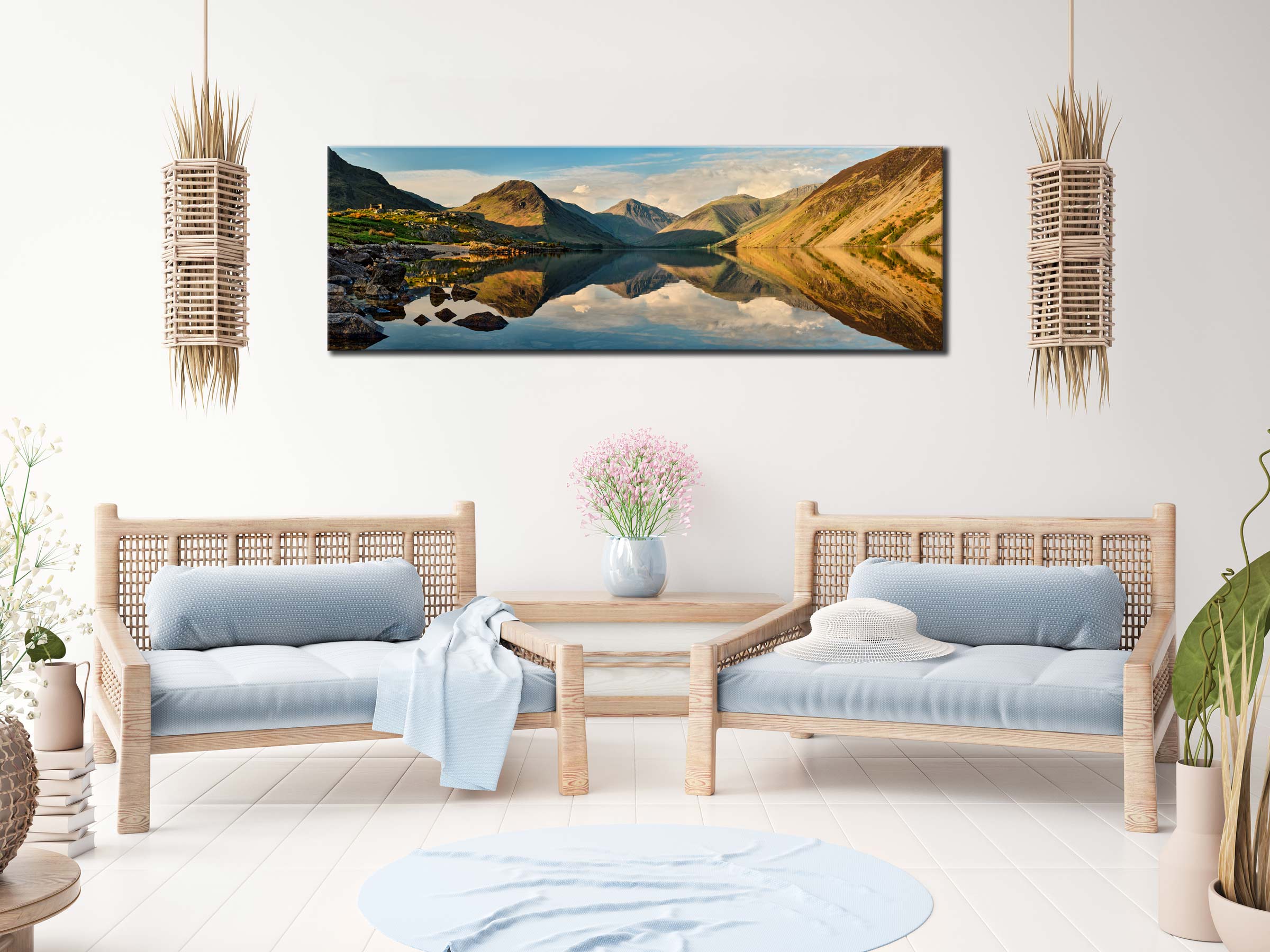 Evening Reflections of Wastwater - Canvas on wall