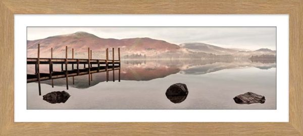 Derwent Peace and Tranquility framed print with Mount