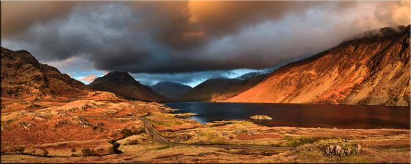 Dark Dusk Over Wastwater - Canvas