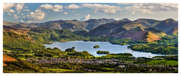 Spring Sunshine on Keswick and Derwent Water - Print