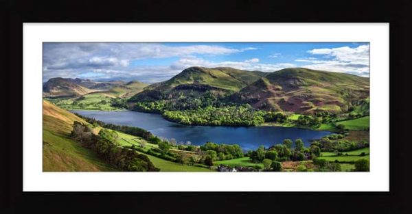 Spring Greens of Loweswater framed print with Mount