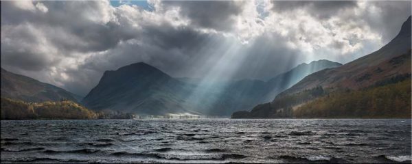 Sunbeams Over Buttermere - Canvas