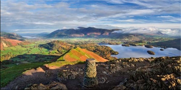 Cat Bells Summit Autumn View - Canvas