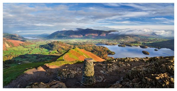 Cat Bells Summit Autumn View - Print