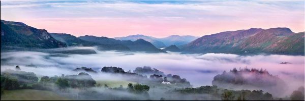 Derwent Water Dawn Mists - Canvas