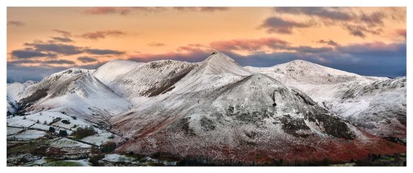 Causey Pike Winters Dawn - Print