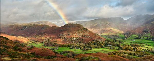 Helm Crag Autumn Rainbow - Canvas