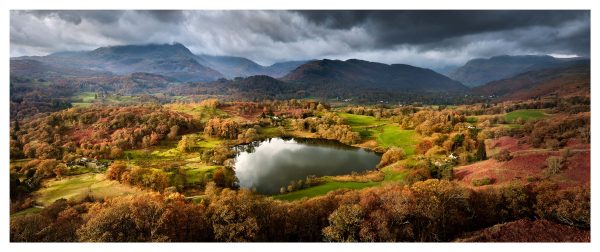Loughrigg Tarn in Autumn Sunshine - Print
