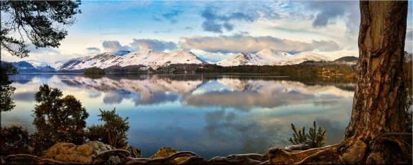 Cat Bells Friars Crag in Winter - Canvas