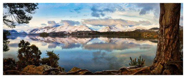 Cat Bells Friars Crag in Winter - Print
