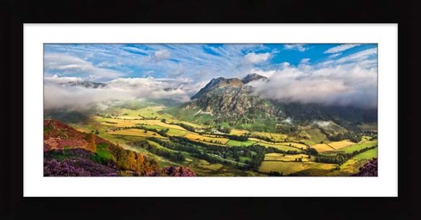 Clouds Mists and the Langdale Pikes