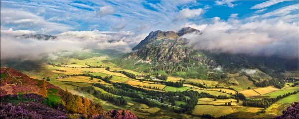 Clouds Mists and the Langdale Pikes - Canvas