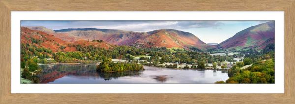 Frosty Grasmere framed print with Mount