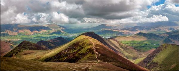 Path Over Causey Pike - Canvas