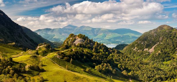 Borrowdale - Mugs - Castle Crag on a Summers Afternoon