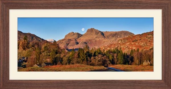 Lunar Langdale - framed print with Mount