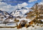 Langdale - Cards - The Langdale Boulders in Winter