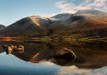 Wastwater - Morning Light on Scafell Pike