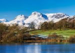 Waters and Tarns - Icy Loughrigg Tarn and Snowy Pikes