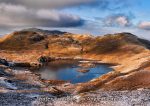 Waters and Tarns - Cards - Winter Sunshine on Angle Tarn