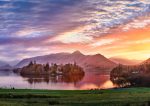 Derwent Water - Derwent Water Autumn Sunset