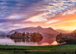 Derwent Water - Cards - Derwent Water Autumn Sunset