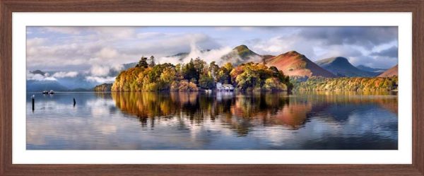 Rising Mists Derwent Water - Framed