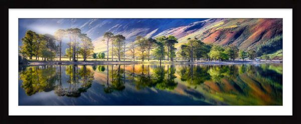 Buttermere Tranquility framed print with mount