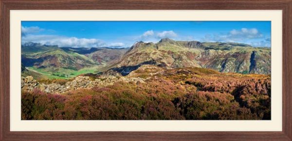 Summer Heather on Lingmoor Fell - Framed
