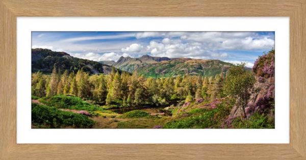 Holme Fell to Langdale Pikes - Framed