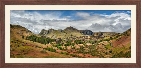 The Langdale Pikes in Spring